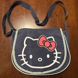Hello Kitty Dark Blue Kids Crossbody Bag
